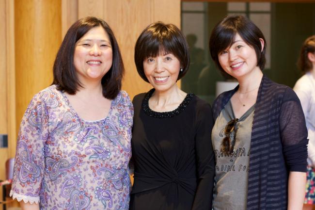 Professor Yu with colleagues.