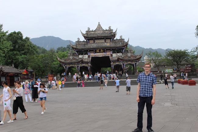 Abram Wagner in China.