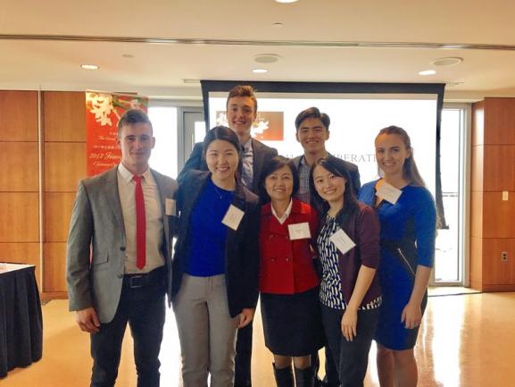 EALAC Students at the Jiangsu Cup Chinese Language Speech Contest.